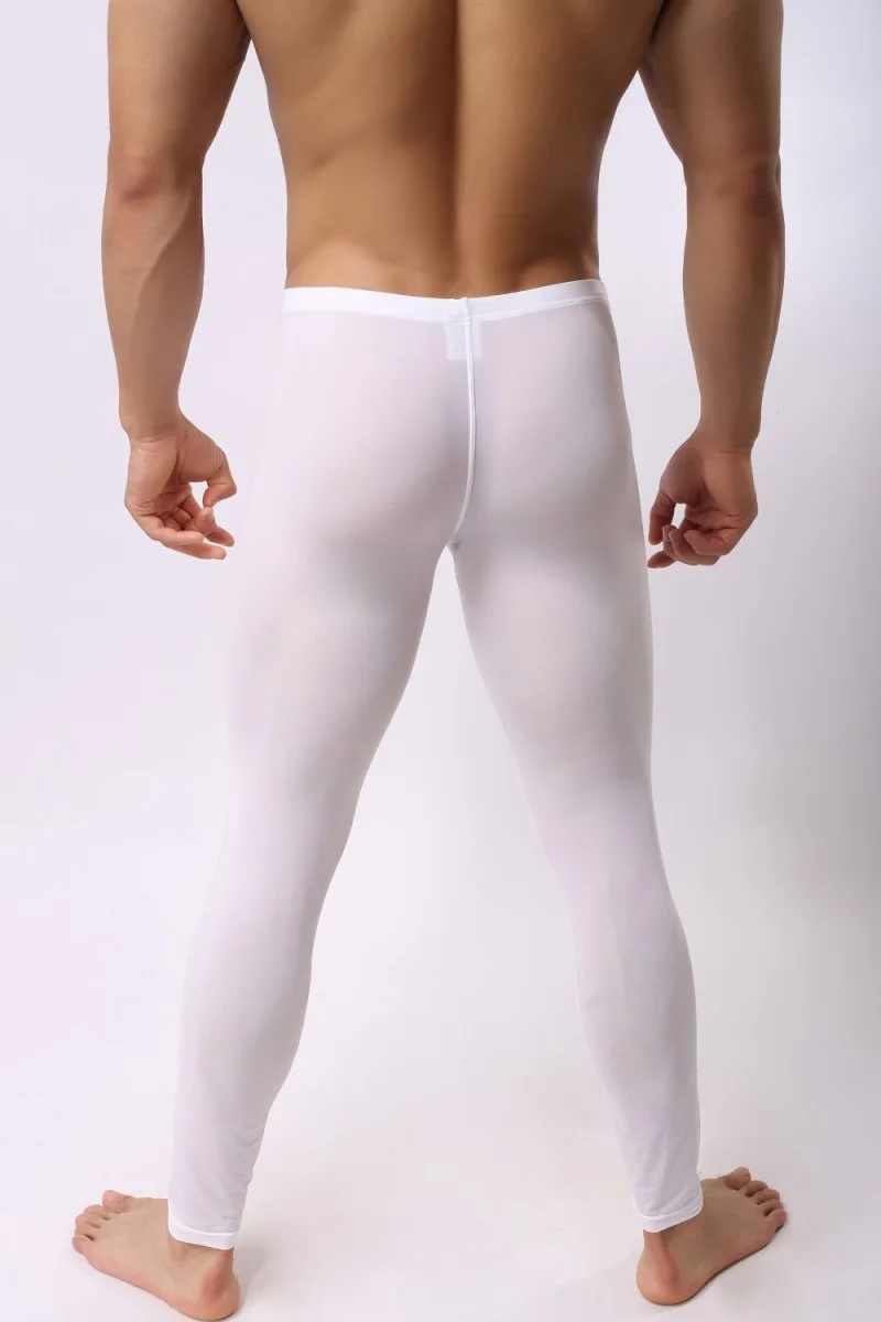 

Мужское ультра-Оловянное нижнее белье для пары из ледяного шелка, плотные мужские компрессионные штаны, Всесезонная Пижама, внутренняя изоляция