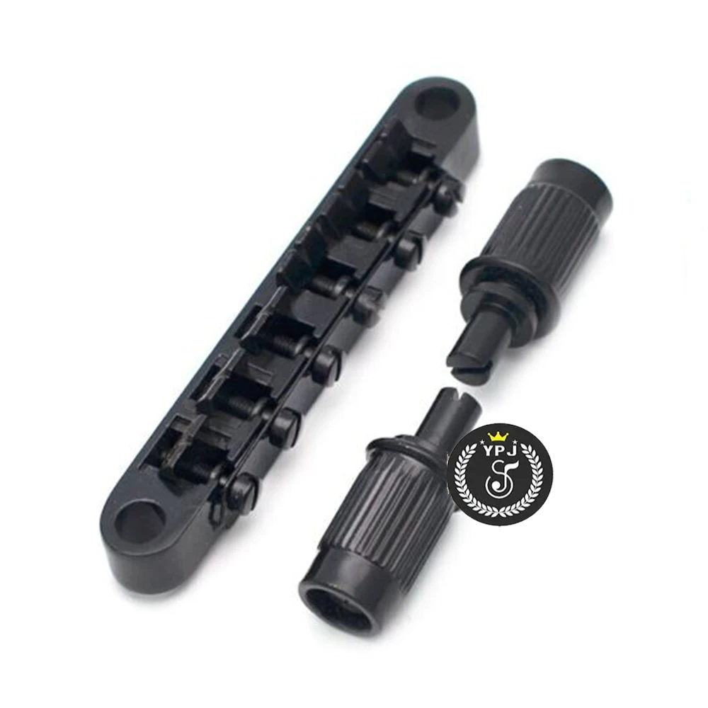 1 комплект для гитары Les Paul Gibson Epiphone Tune O Matic цвет черный седло моста задняя часть