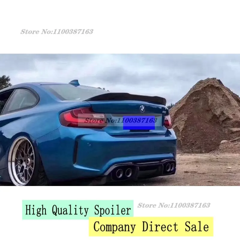 

PSM Style Car Styling Carbon Fiber Rear Trunk Spoiler Tail Boot Lip Wing For BMW F22 M235i F87 M2 2014 2015 2016 2017 2018