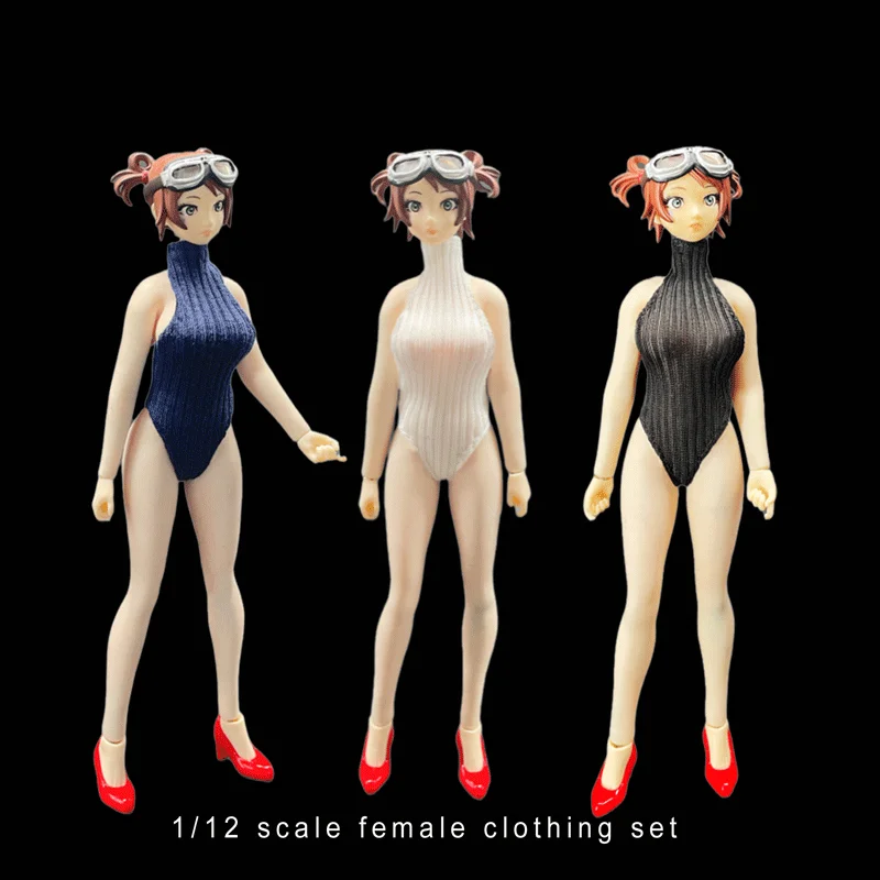 

1/12th Female Soldier Clothes Stretch Jumpsuit Model for 6" FIGMAFigure