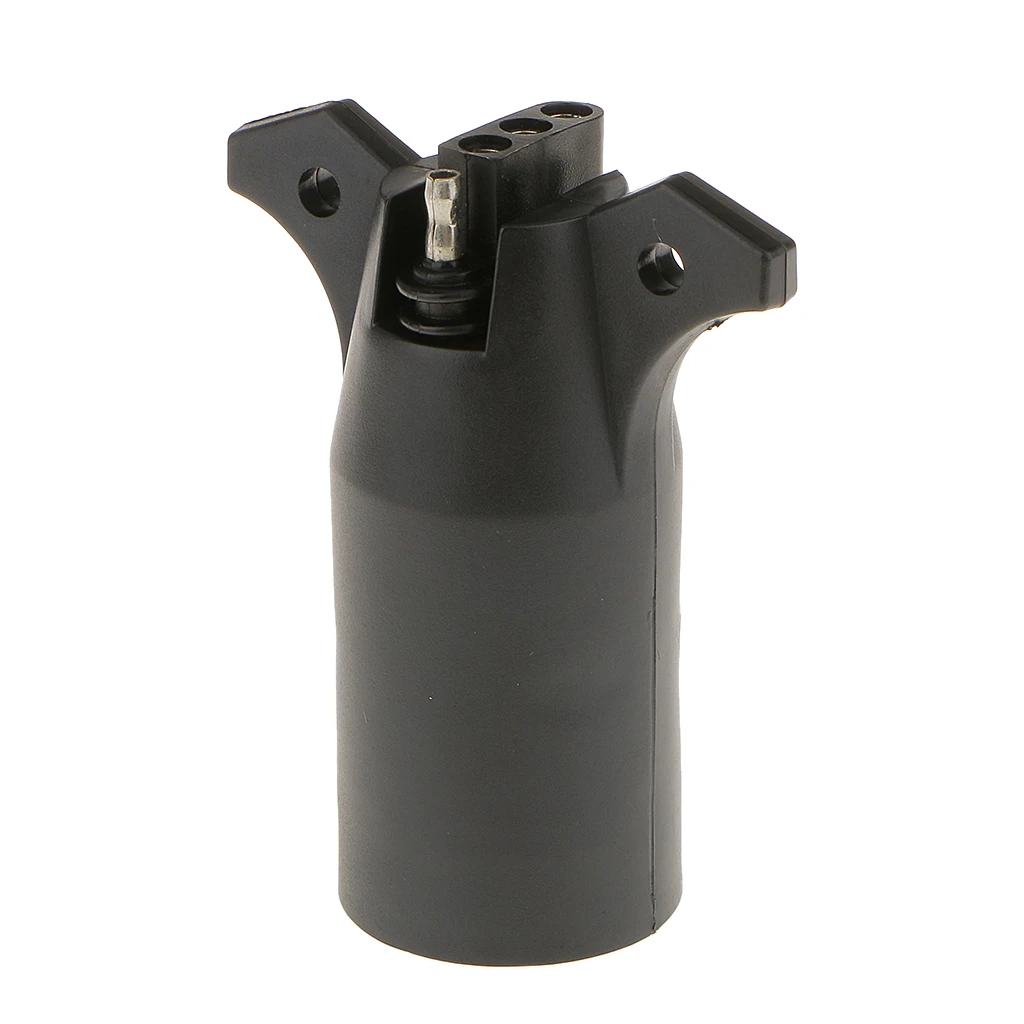 

Round to 4 Pin Flat Trailer Connector Plug Light Plug for Boat RV