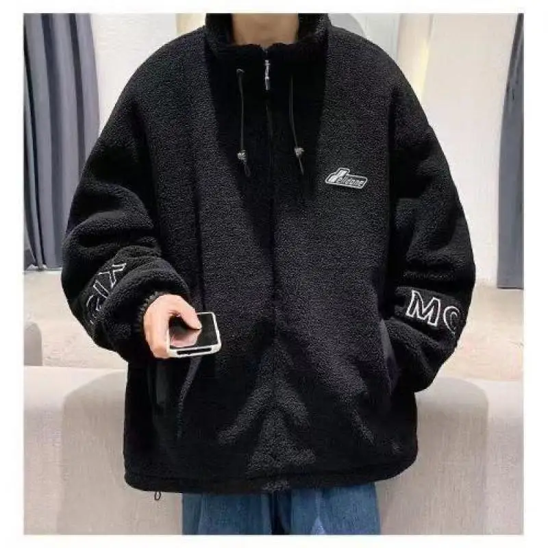 Модное мужское пальто на молнии из овечьей шерсти съемная Волшебная Мужская