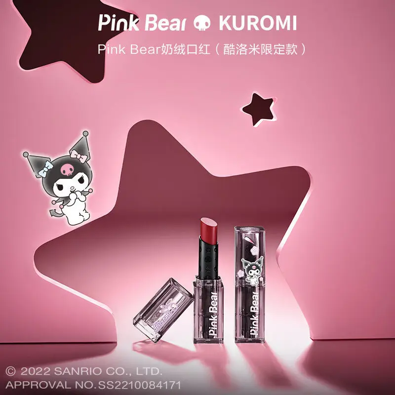 

9 Colors Sanrio Lipstick Kuromi Waterproof Nude Matte Gloss Lipstick Lip Balm Sexy Red Lip Tint Sexy Women Fashion Makeup Gift