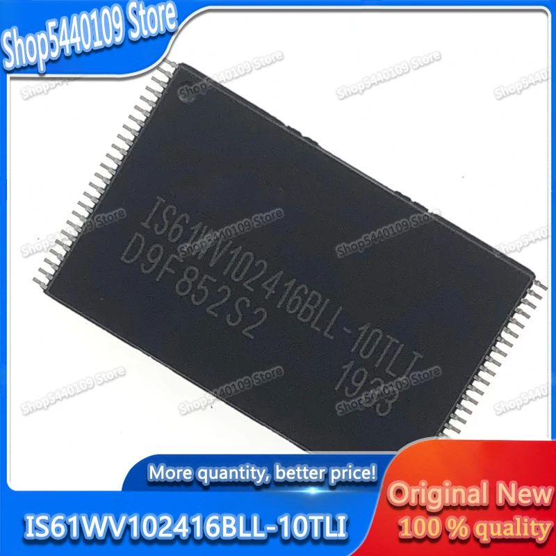 2 шт. IS61WV102416BLL-10TLI TSOP-48 IS61WV102416BLL-10 TSOP48 IS61WV102416BLL IS61WV102416 Новый и оригинальный |