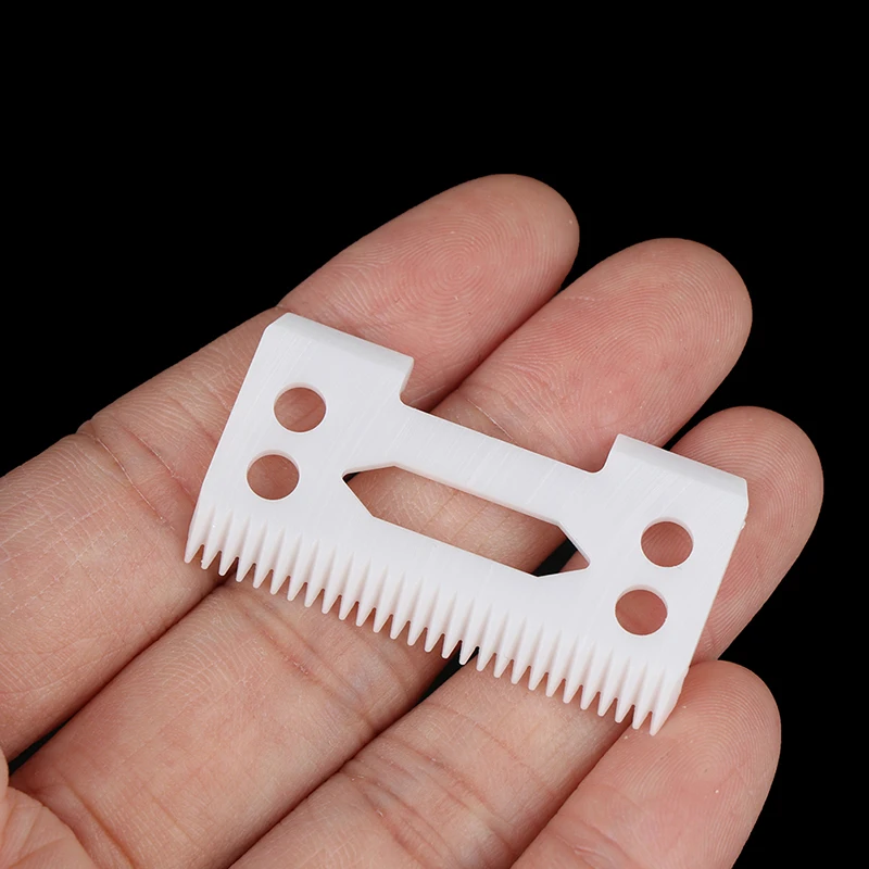 

1PCS Magic 2-Hole Stagger-Tooth Ceramic Movable Blade Cordless Clipper Replaceable Blade For Wahl Shear Clipper