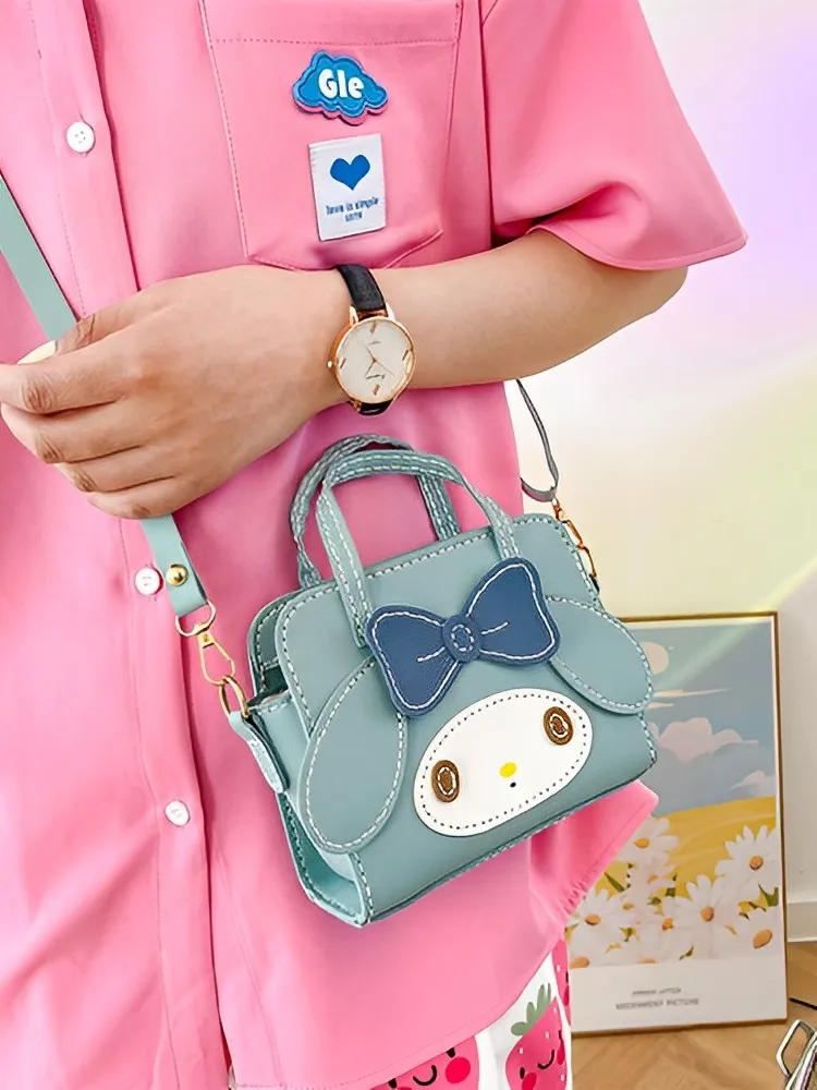 

Cartoon DIY Handmade Bag Material Pack Pink Kawaii Shoulder Handbag Messenger Bag with Tutorial Handicraft Educational Gifts