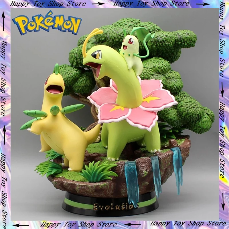 

Pokemon GK Evolution Group Pikachu Mew-Two Small Fire Dragon Guinea Turtle Car Ornament Figure Model Doll Collection Gifts Toys