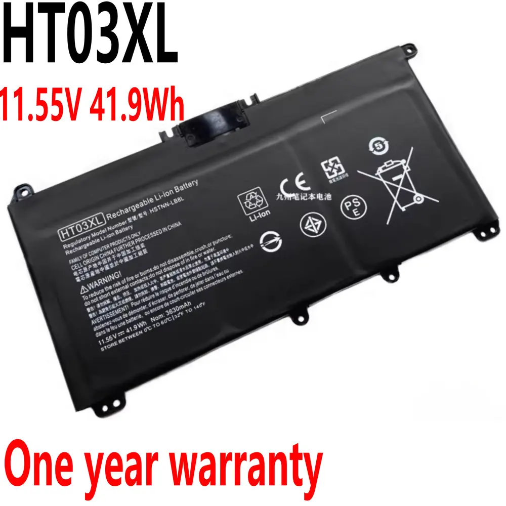 

11.55V 41.9WH HT03XL Battery For Pavilion HP 14-CE0025TU 14-CE0034TX 15-CS0037T 250 255 G7 HSTNN-LB8L L11421-421 HSTNN-LB8M/DB8R