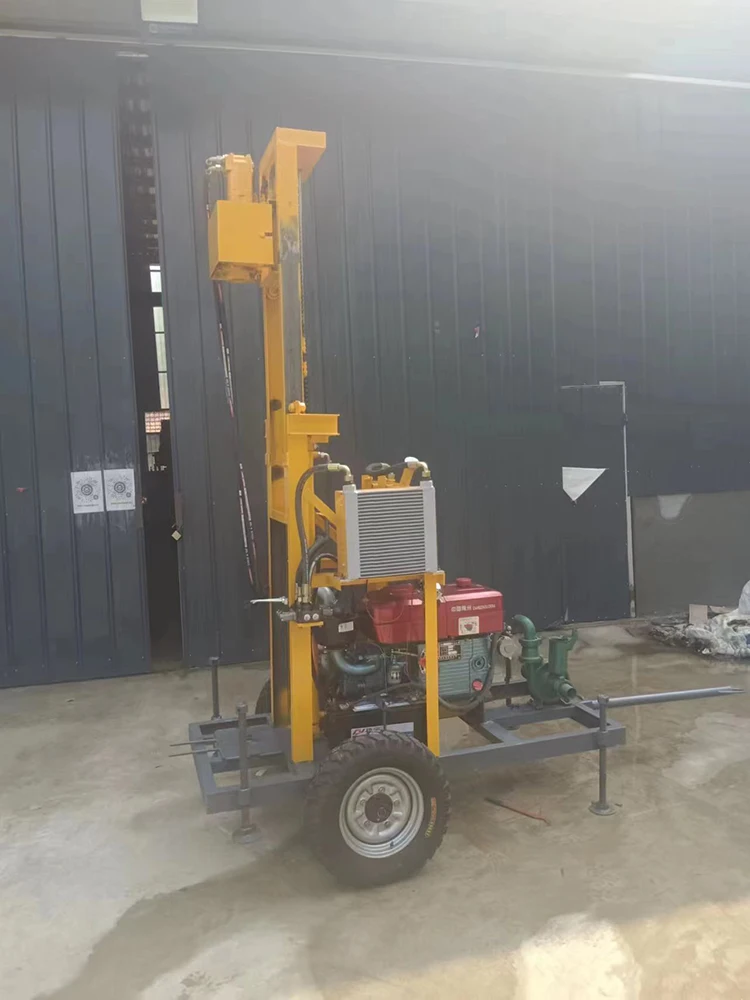 Новая брендовая простая буровая установка для водяных скважин DTH 120 м 22 л.с.