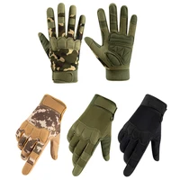1 pair tactical camouflage gloves outdoor riding hiking climbing protective comfortable non slip sports breathable gloves men