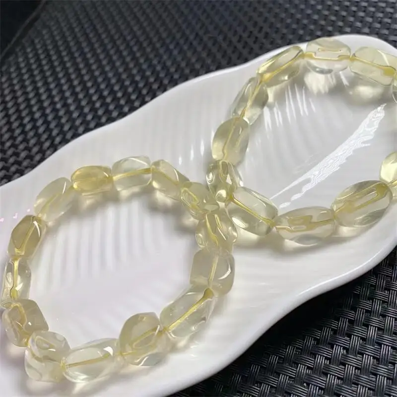 Натуральный браслет произвольной формы с лимоном и цитрином драгоценный камень