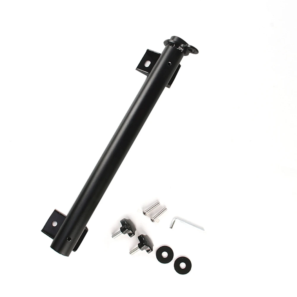 

For Flag Mount - Hinge Flagpole Mounted Holder Multi-Function Bracket for 2021 2022 (Black)