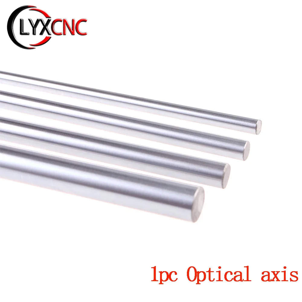 1 шт. 6 мм 8 мм 10 мм OD 6x100 6x200 8x100 8x200 линейный вал цилиндрическая рейка хромированный круглый стержень оптическая ось для запчастей 3D-принтера