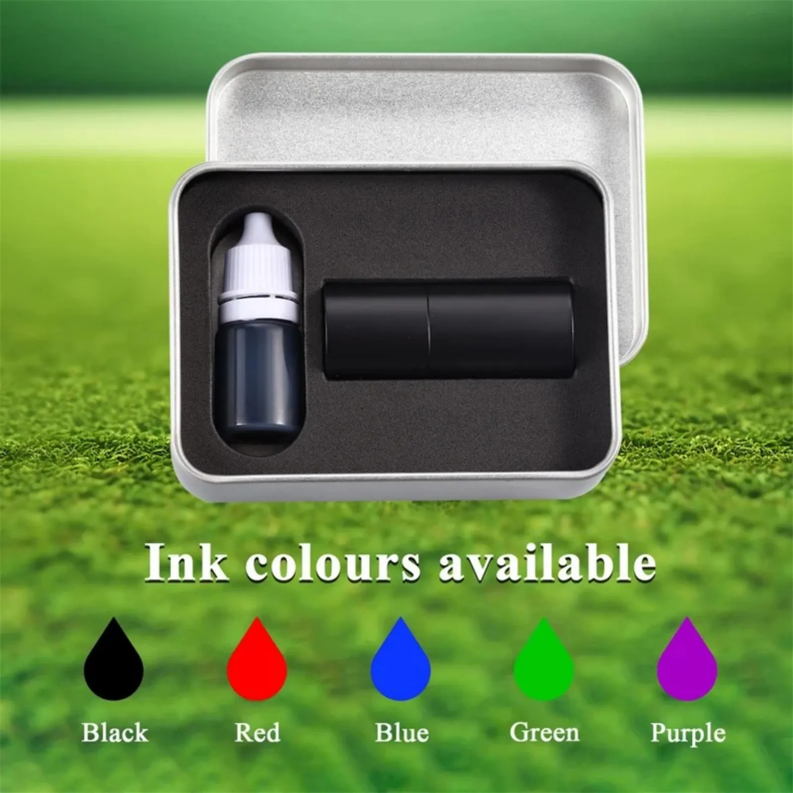 Изготовленный на заказ штамп для мяча гольфа — персонализированный с