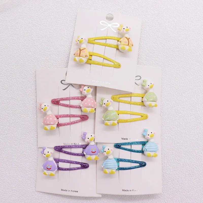 2 шт./комплект детские заколки для волос