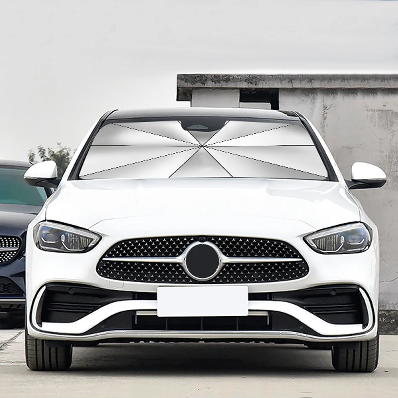 Автомобильный зонт от солнца, складной зонт для ветрового стекла для Mercedes-Benz C E S GLC Class W213 W205 X253 W204 W251