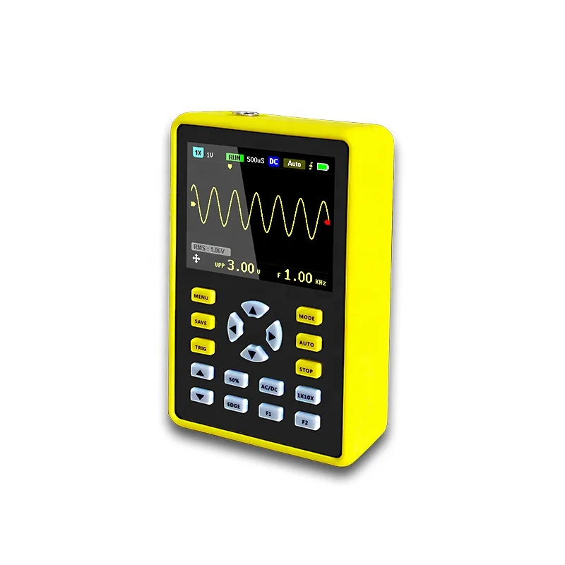 

ADS5012H Digital 2.4 inch TFT Screen Anti-burn Oscilloscope 500MS/s Sampling Rate 100MHz Analog Bandwidth Support Waveform