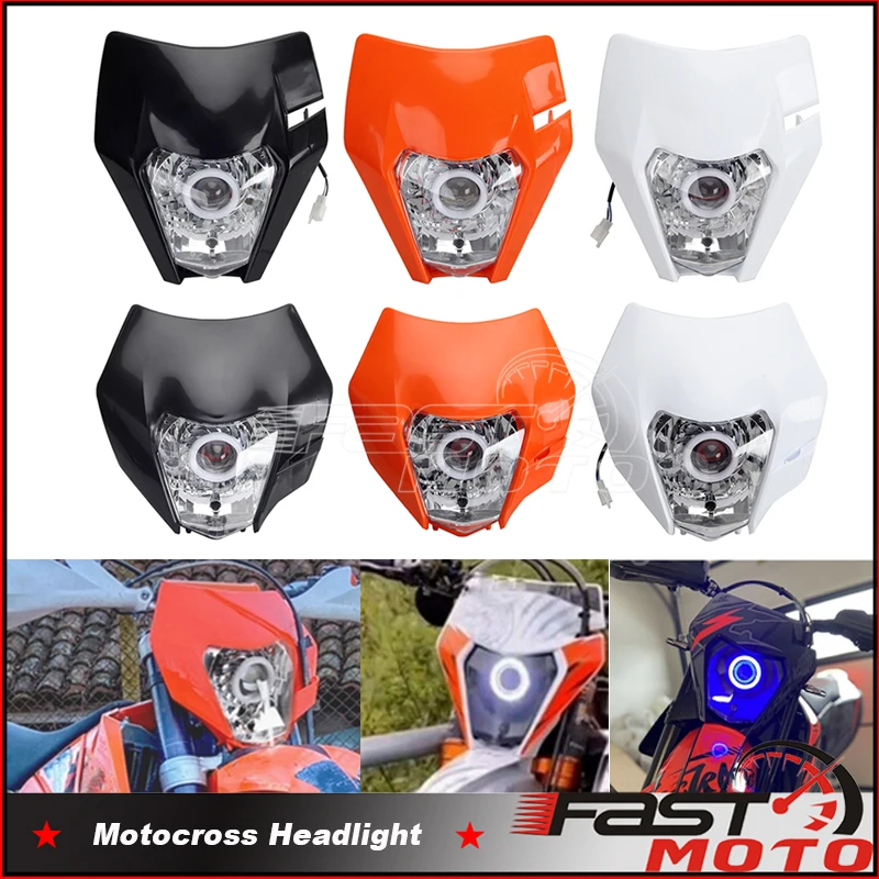 

Передние фары Enduro, фары ближнего/дальнего света, обтекатель для 125 XC-W EXC EXC-F Six Days FREERIDE 250 F 690 SMC R 2014-2021 светодиодный светодиодные фары