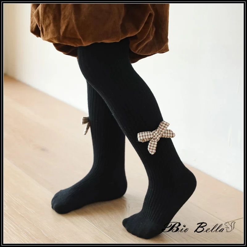 Колготки для маленьких девочек вязаные дышащие леггинсы в испанском стиле