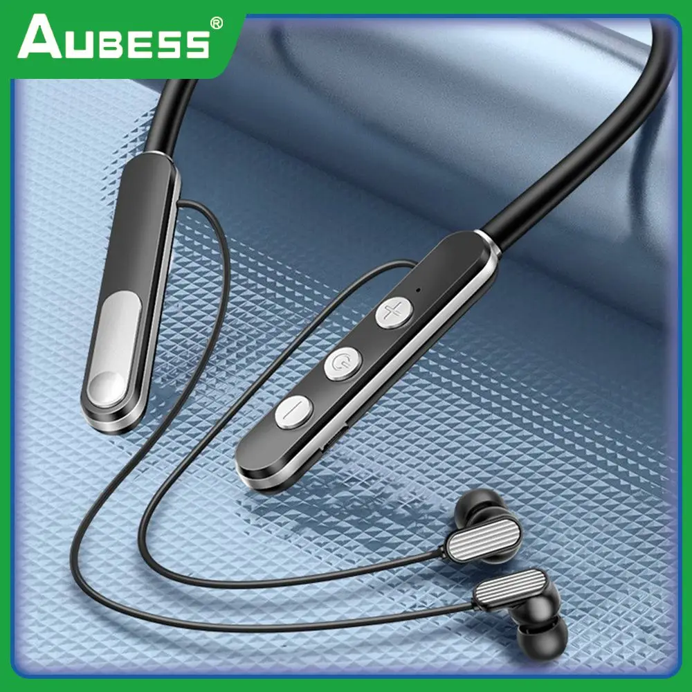 

Sport Headset Large Battery Binaural Headphones Neck-mounted Large Battery Binaural Headset New 2023 Earbuds Deep Bass New