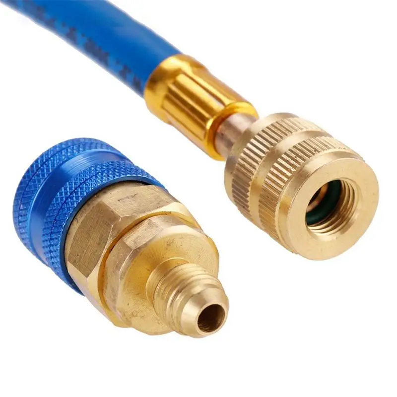 Авто A/C масло/инжектор красителя 2 унции с низким боковым переходником 134a