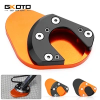 for ktm duke 390 2013 2014 2015 2016 2017 2018 motorcycle cnc kickstand enlarge plate side stand extension pad