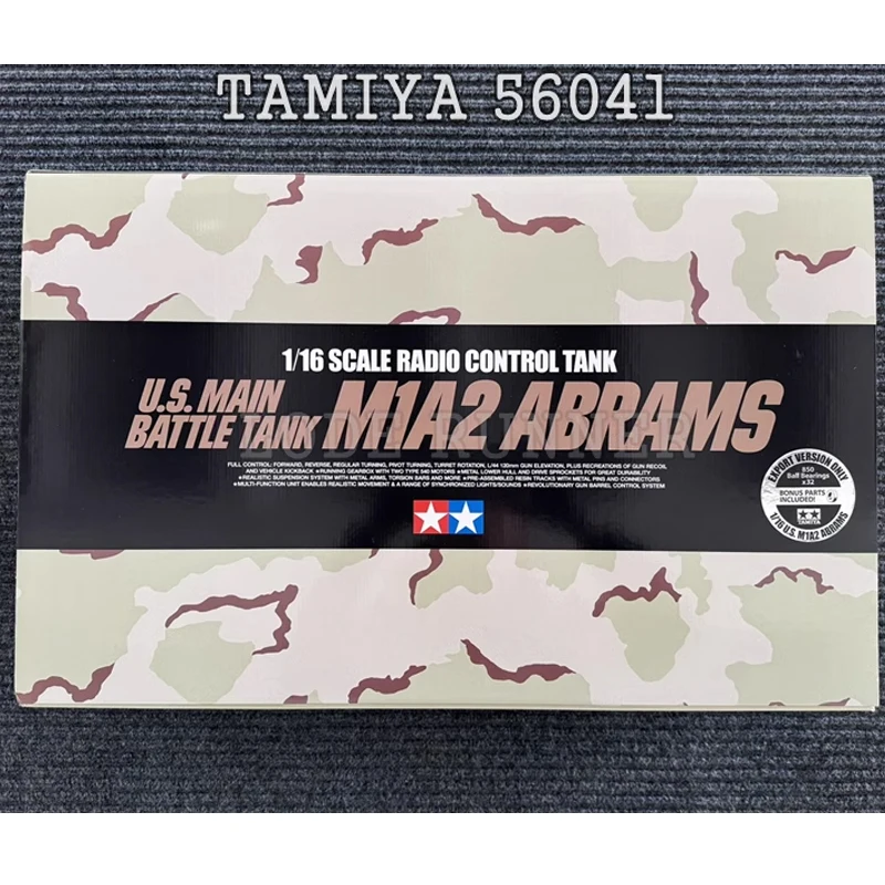 Радиоуправляемый Танк TAMIYA 1/16 56041 M1A2 металлический подшипник специальный выпуск