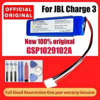 new 100 original 3 7v 6000mah battery bateria gsp1029102a for jbl charge 3 batteries tracking tools kits