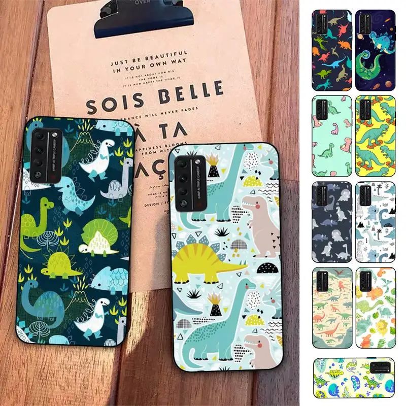 

cartoon Dinosaur Phone Case for Huawei Honor 10 i 8X C 5A 20 9 10 30 lite pro Voew 10 20 V30