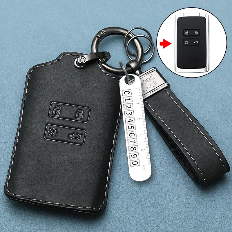 

Новый чехол для ключей от машины для Renault Koleos Talisman Espace Kadjar Captur Zoe Megane Sandero Stepway Clio 5, брелок Arkana