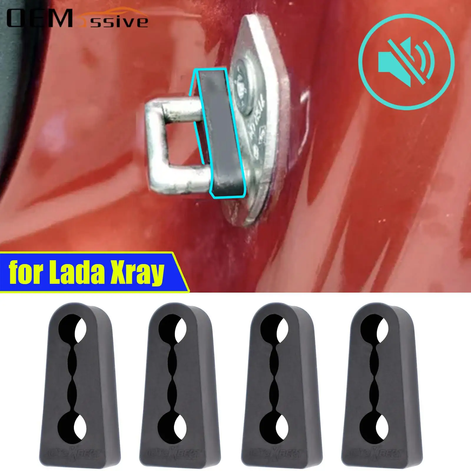 Амортизатор дверного замка для глухих для Lada Xray X Ray CROSS глухих шумоизоляции Амортизатор дверного замка для глухих для Lada Xray X Ray CROSS глухих шумоизоляции