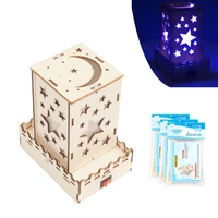 diy colorful star lights model handmade projection lamp science technology educational kit puzzle stem toy for children