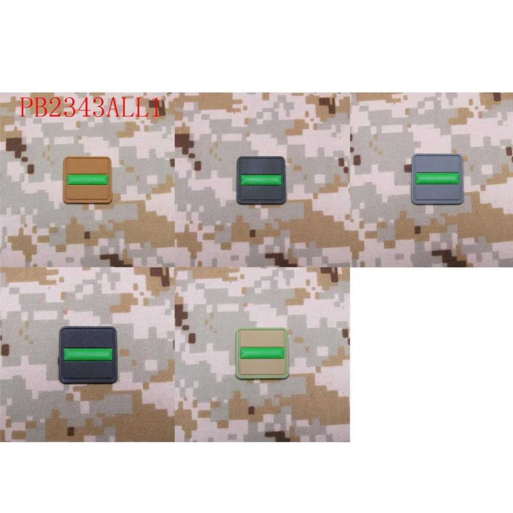 

2 Pieces The Thin Green Line Flag Federal Agents Park Rangers 3D PVC Patch