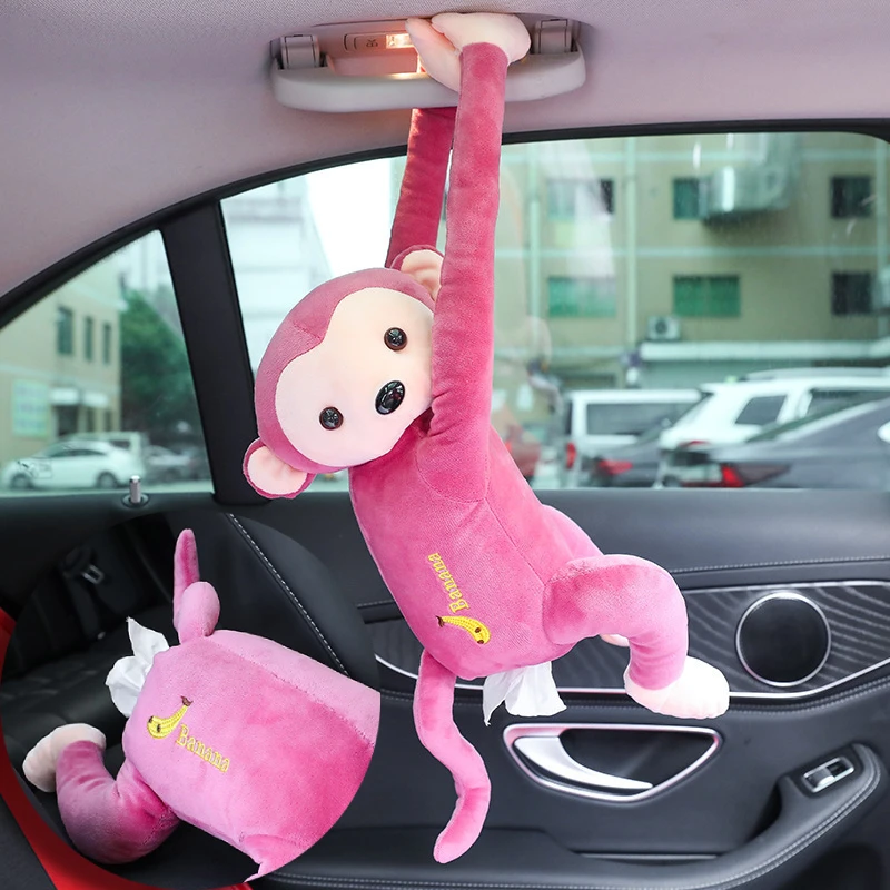 

Car Creative Personality Arm Monkey Cartoon Cute Pendant Car Tissue Box