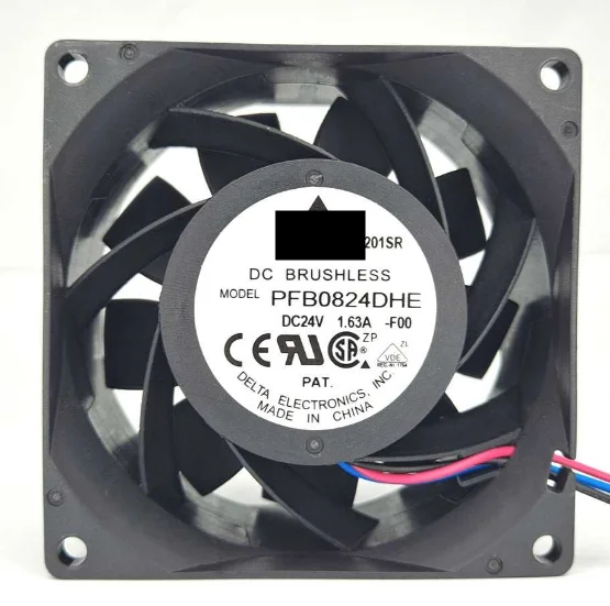 

Совершенно новый оригинальный большой вентилятор охлаждения воздуха PFB0824DHE 24V 1.63A 8038