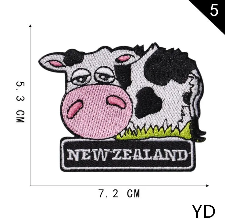 40 скин на выбор 10 шт. вышитая тканевая нашивка с мультяшными животными утюг