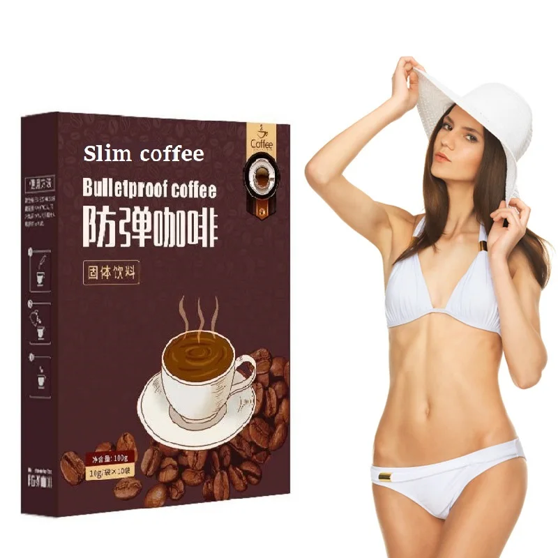 

10 Teabags/Box 100% Original Green L-Carnitine Extract Coffee Weight Loss Obesity Fat Burning Detox Products Replace Meals