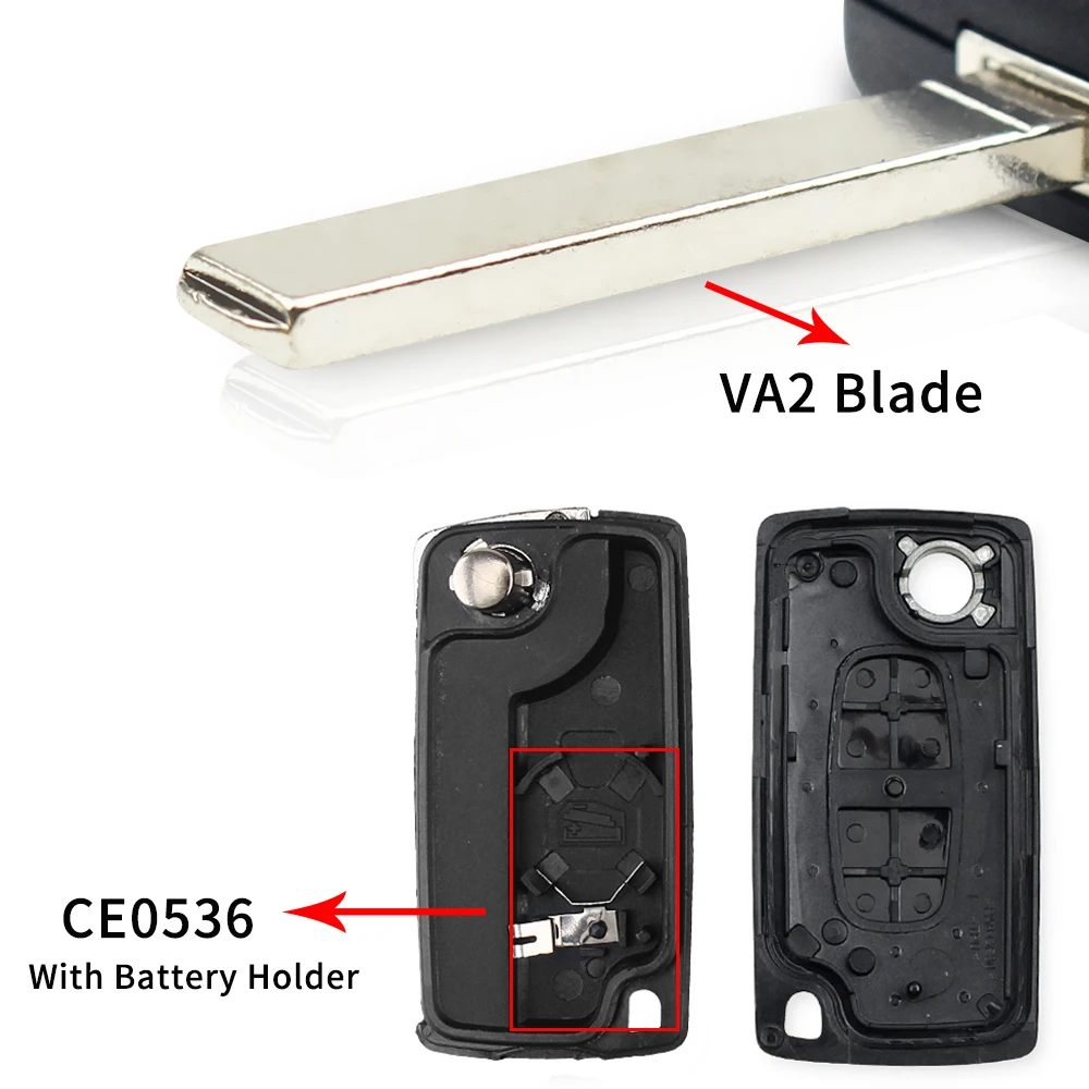 

Запасной чехол KEYYOU для автомобильных ключей для Fiat Scudo Ulysse Fit Lancia Phedra HU83/VA2 Blade CE0523 CE0536 2/3/4, чехол с кнопками