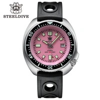 sd1970b mechanical watch for men steeldive abalone swiss super luminous nh35 movement 20bar waterproof classic dive wristwatches