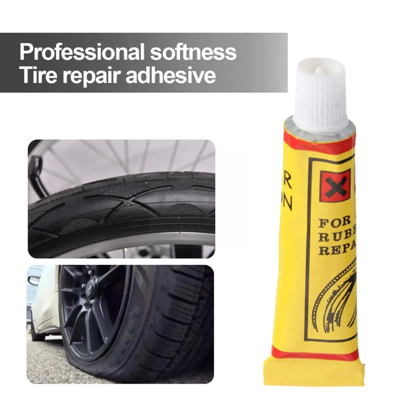 

Universal Car Tire Repairing Glue For Car Motorcycle Bike Scooter Inner Tube Puncture Portable Tyre Repair Tools D2l4