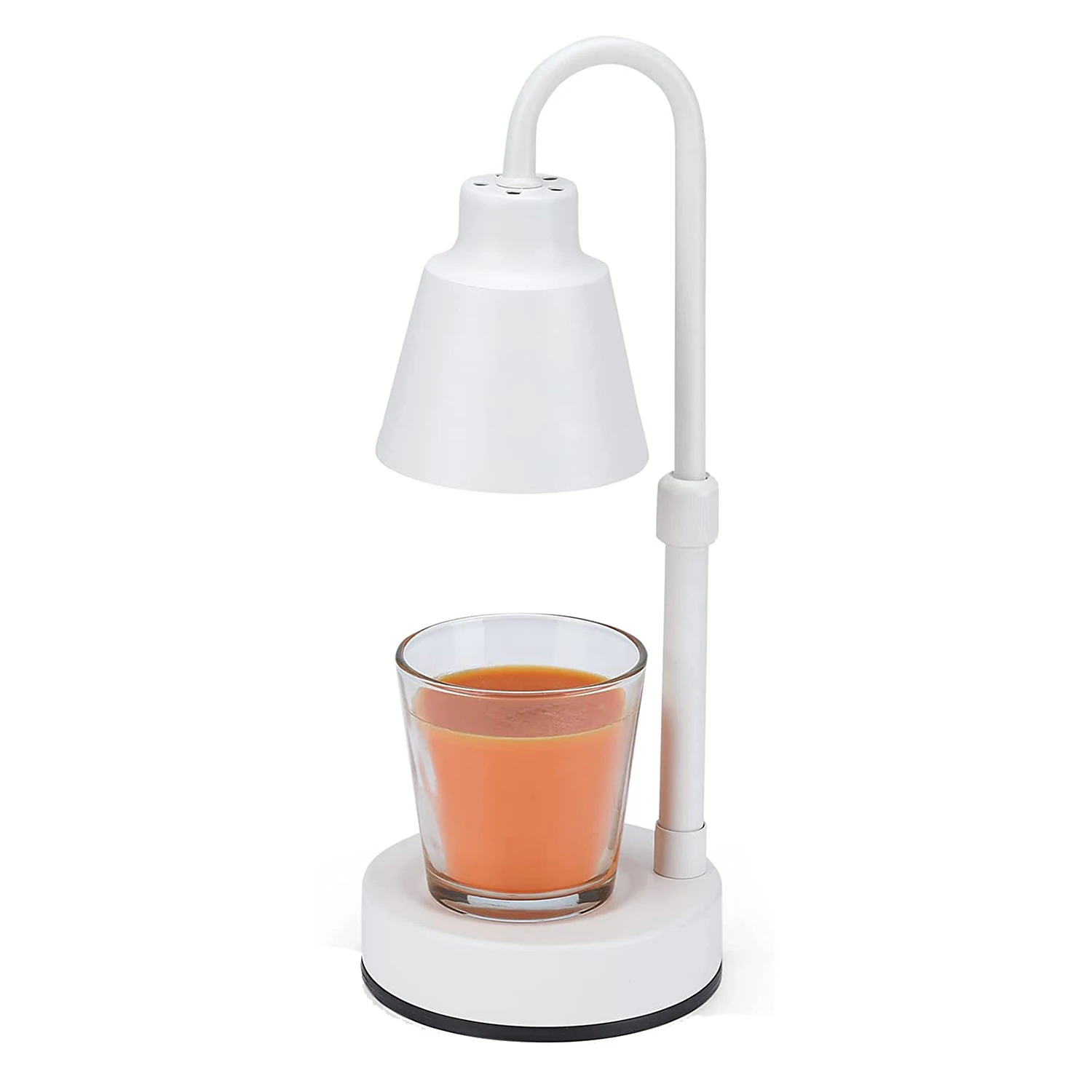

Candle Lamp for Jar Candle,Wax Warmer Lamp Adjustable Heat & Height No Flame Candle Melter,with 2 Bulbs White US Plug