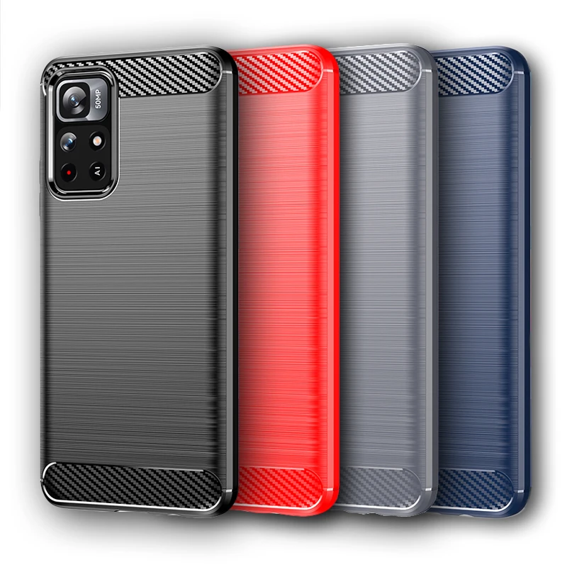 

Противоударный мягкий силиконовый защитный чехол для Xiaomi POCO M4 Pro