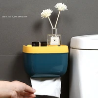 toilet paper holder toilet paper dispenser living room tissue box shelf punch creative waterproof box