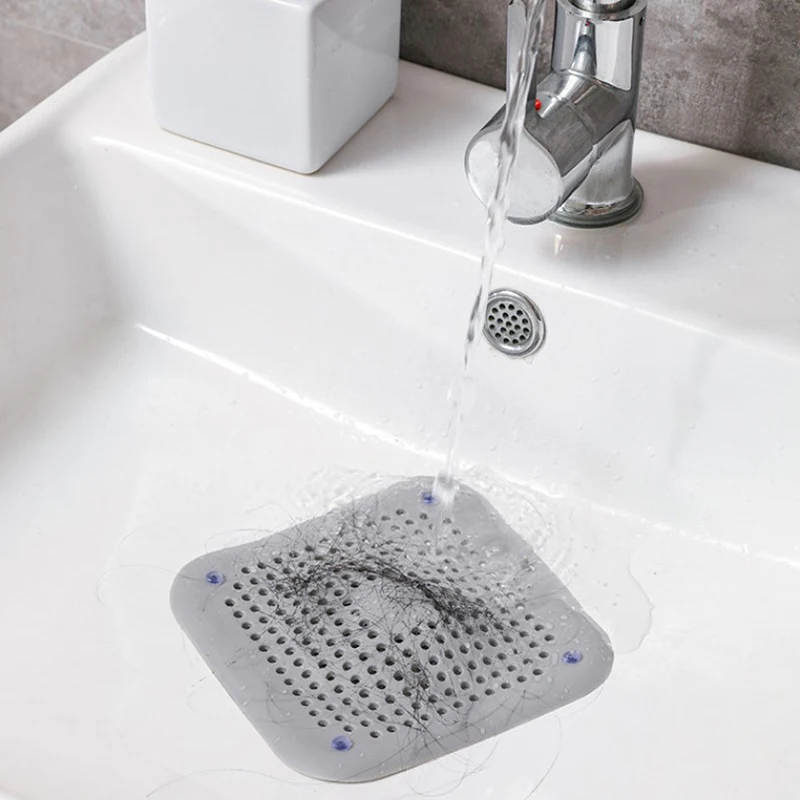 

Фильтр для волос, антиблокирующий фильтр для раковины, пробка для слива ванны, душа, Силиконовая пробка для кухни, дезодорирующая пробка, ак...