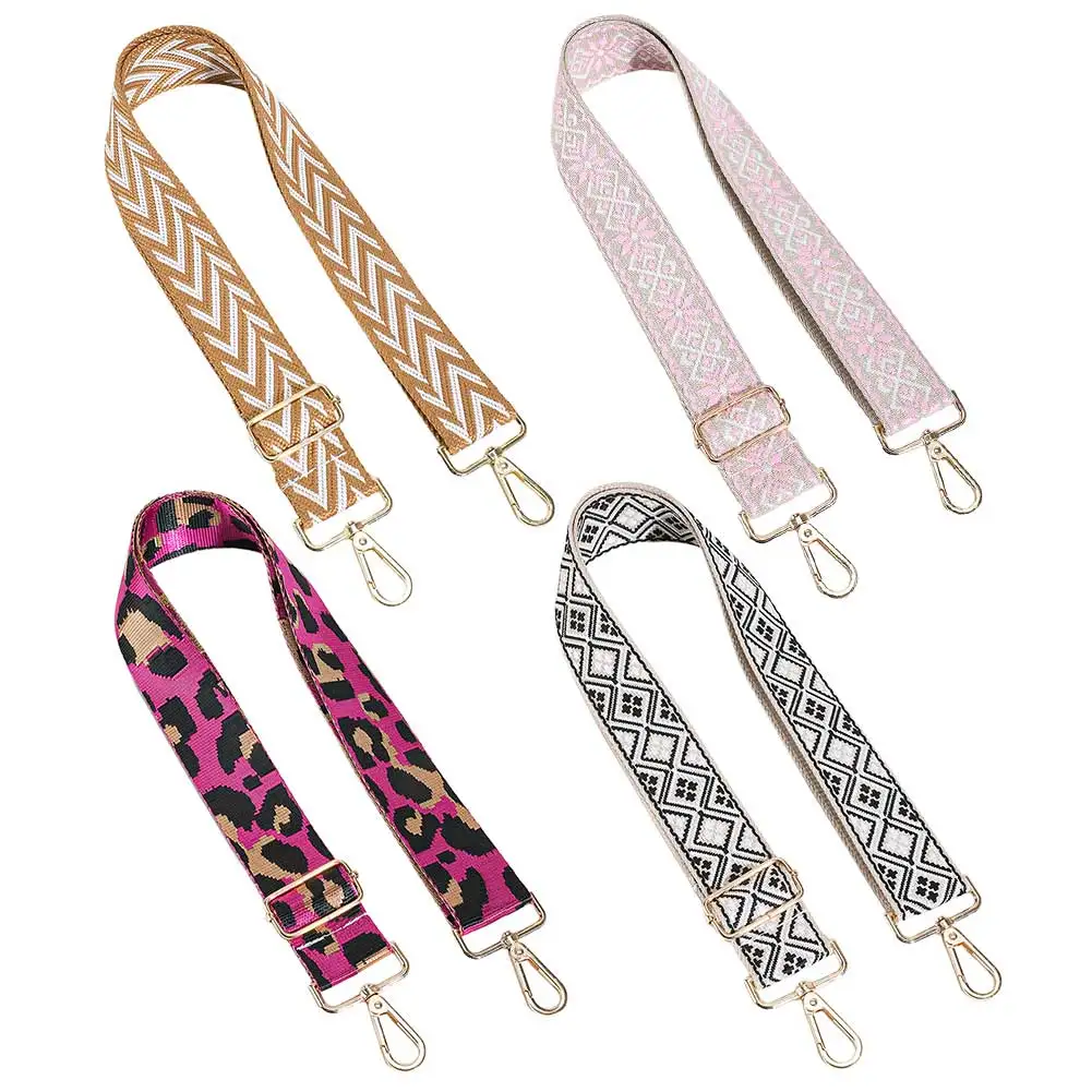 

Shoulder Strap Width 4cm Adjustable Shoulder Straps with Carabiner Handbags Shoulder Strap 75-118CM Bag DIY Luxury Accessories