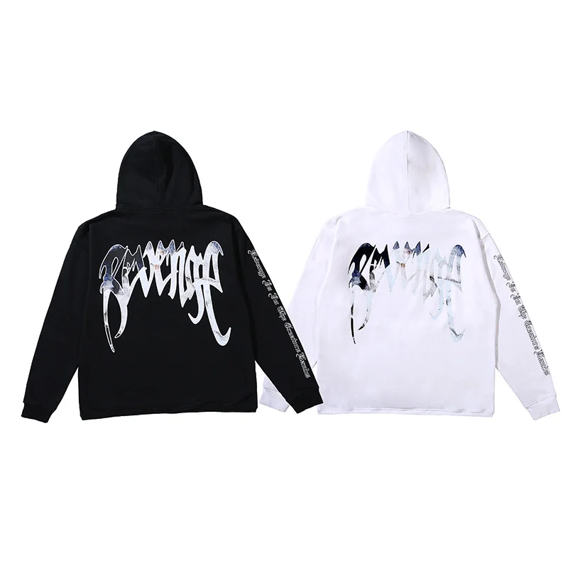 

Man REVENGE Hoodies 100% Cotton Sweatshirts Men Clothing Women's Hoodies Winter Coat Original Brand Harajuku Hip Hop Rapper