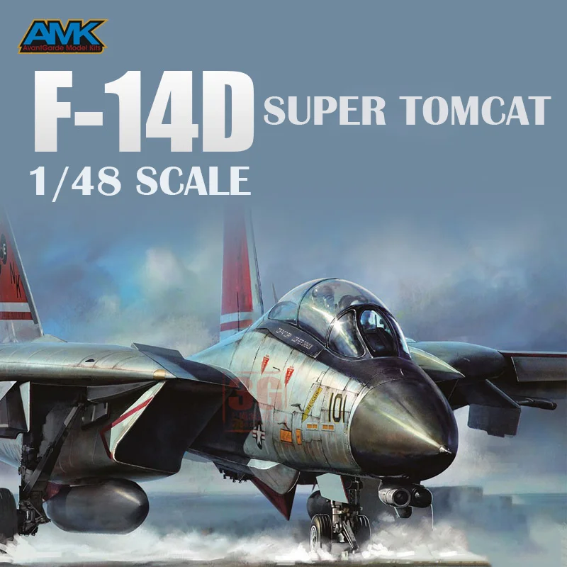 AMK телефон модель 88009 американский Hyundai собранные самолеты Tomcat Fighter 1/48