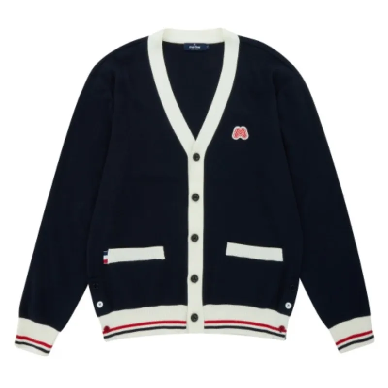 【 Presale 】Mens Cardigan Sweater Pockets Casual Slim Fit V-Neck Knitted Sweaters Button up