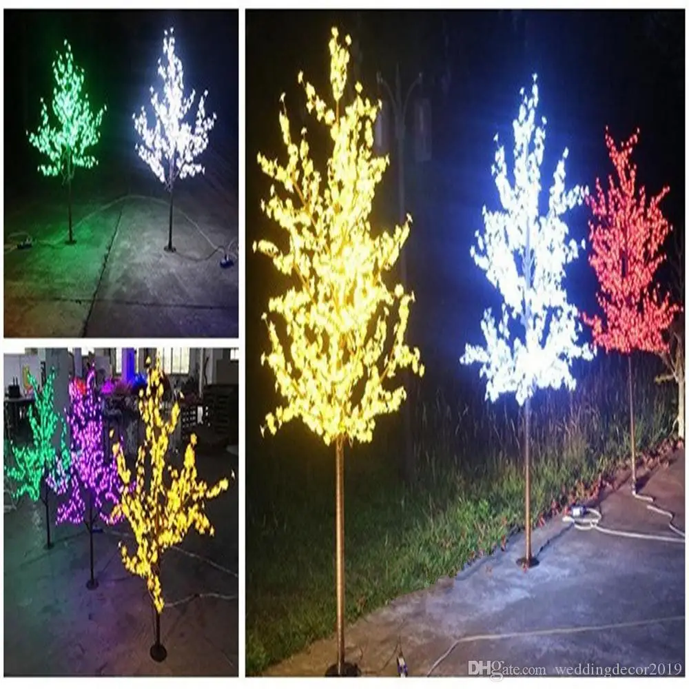 

Artificial LEDCherry Blossom Tree Night Light New Year Christmas Wedding Decoration Lights 1.5M~3M LED Light Wedding Decoration