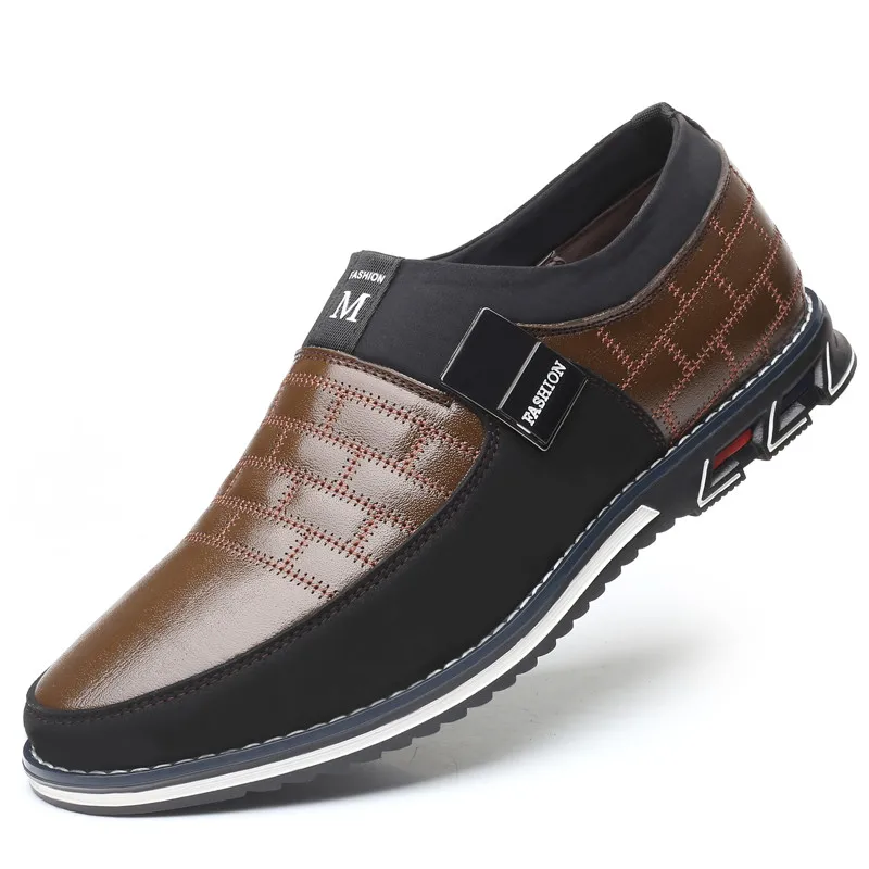 

Plus Size 38-46 NEW 2022 Genuine Leather Men Casual Shoes Brand Mens Loafers Moccasins Breathable Slip on Driving Shoes